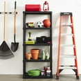 thumbnail image 4 of Gracious Living 5-Shelf Fixed-Height Medium-Duty Shelving Storage, Black, 4 of 10
