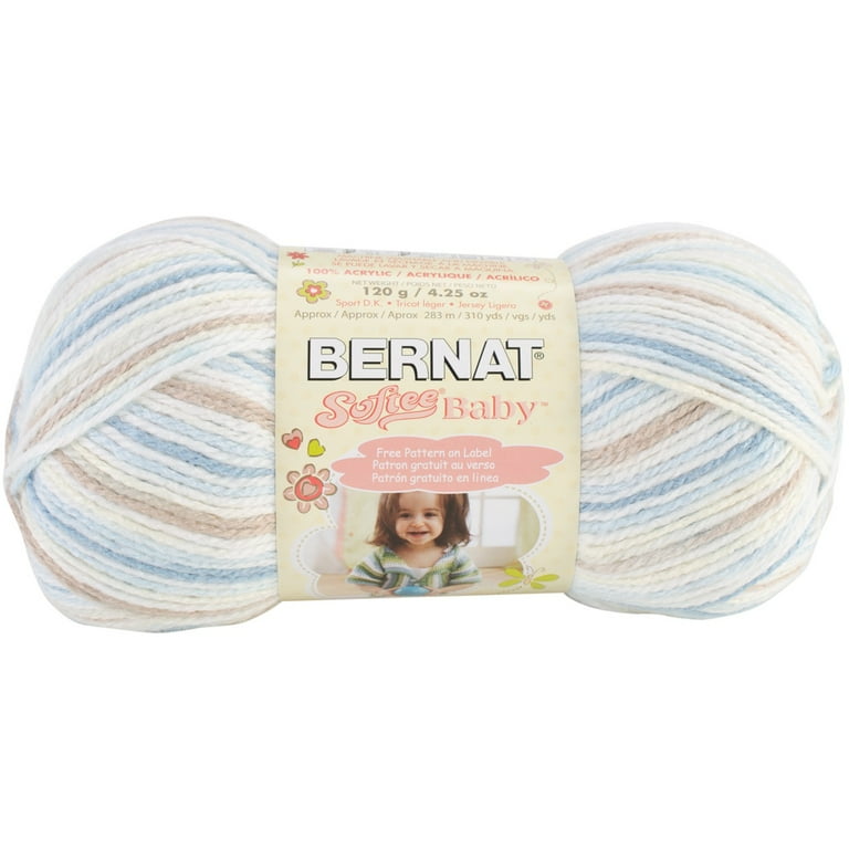 Bernat Softee Baby Yarn - Ombres-Little Boy Blue, Multipack of 3