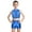 Blue, variant on iEFiEL Girls Sparkly Sequins Ballet Dance Outfit Gymnastics Crop Top with Shorts Set Dancewear for Jazz Hip Hop Dance