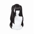 thumbnail image 1 of wonima44 26Inch Yaozhi Women Cosplay Black Brown Wig Halloween Game Long Girl Hair Party Anime Cos Wig Accessories (Yaozhi), 1 of 1