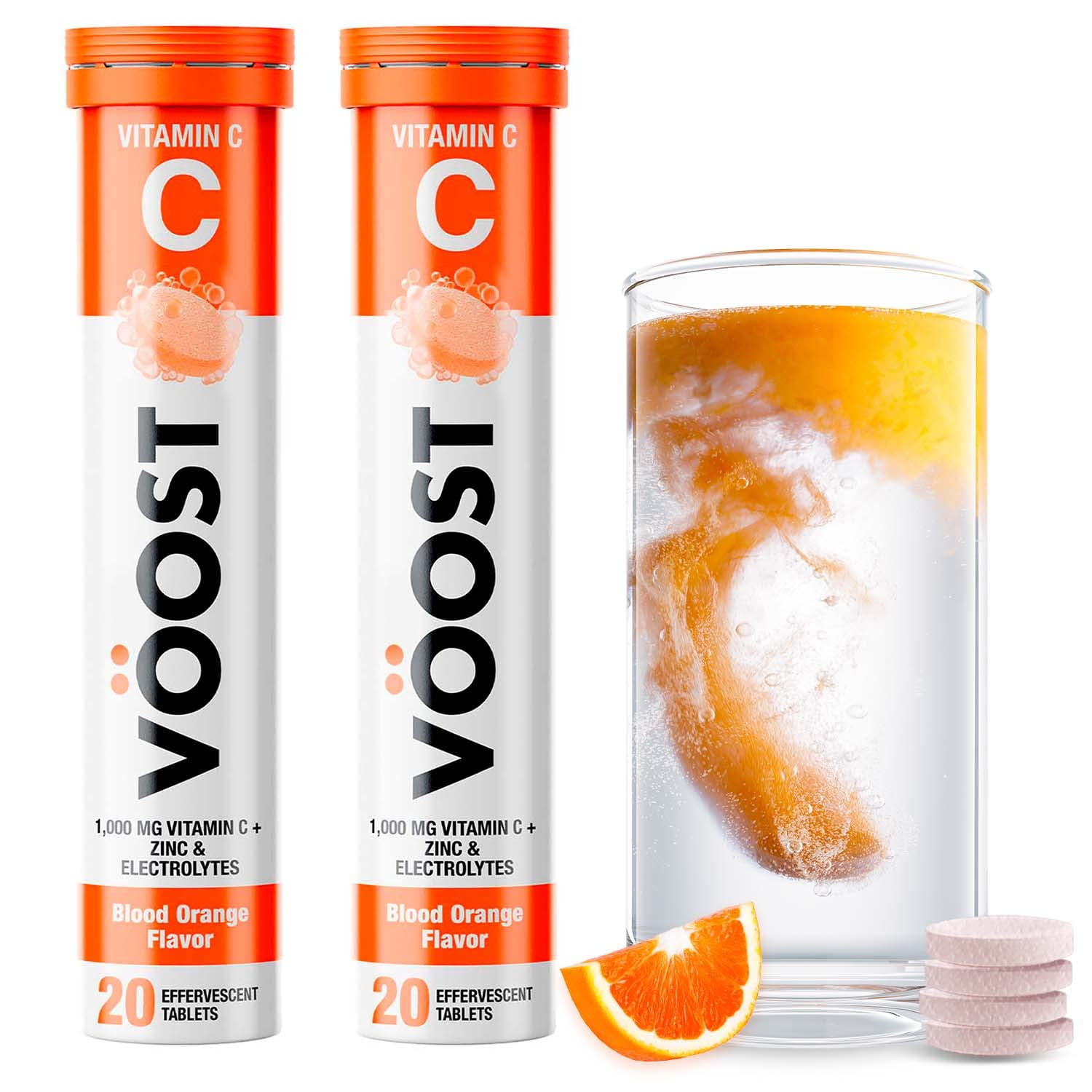 Voost, Vitamin C with Zinc and Electrolytes, Vitamin C 1000mg, Immune