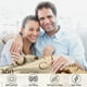 thumbnail image 4 of LHSHID 25th Anniversary Blanket Gifts Gift for 25th Wedding Anniversary 25 Years of Marriage Gift for Ruby Wedding Anniversary for Couple Yess Wife Husband Dad Mom Back Throw Blanket 50x60in, 4 of 6