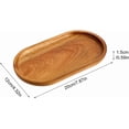 thumbnail image 5 of Wooden Serving Tray Rounded Corner Multi-Purpose Food Plate, 5 of 8