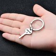 thumbnail image 3 of CIMAXIC Keychain Purse Keyring Alloy Key Ring Fashionable Hanging Ornament with Engraving Words, 3 of 5