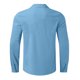 thumbnail image 4 of Ceisia Men's Relaxed Fit Linen Blend Stand Collar Shirt, Solid Color Long Sleeve Casual Button-Up Top Gifts, 4 of 6