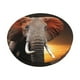 thumbnail image 1 of Disketp Elephant Sunset in Kenya Funda Redonda para Taburete, Funda de Cojín para Silla de Bar Suave y Elástica-13 inch, 1 of 7