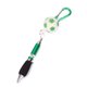 thumbnail image 3 of Retráctil Tire Del Cordón Llavero Fútbol Anotando Bolígrafo Verde Sunnimix none, 3 of 6