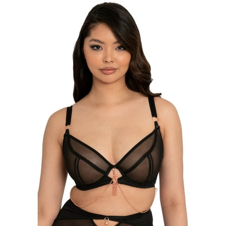

Curvy Kate Womens Unchained Sheer Plunge Bra Style-ST016101