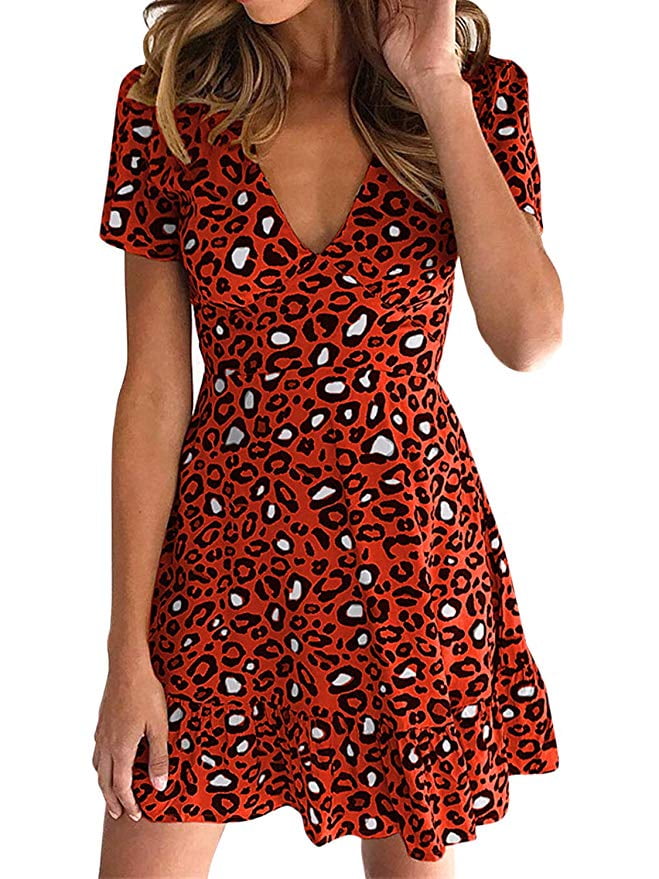 wrap short sleeve dresses