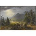 thumbnail image 2 of Asher Brown Durand 18x14 Black Ornate Wood Framed Double Matted Museum Art Print Titled - The First Harvest in the Wilderness, 2 of 5