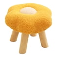 thumbnail image 2 of Taburete de madera para pies, taburete pequeño para pies, bonitos taburetes de madera, taburete para pies, diseño aerodinámico, 2 of 12