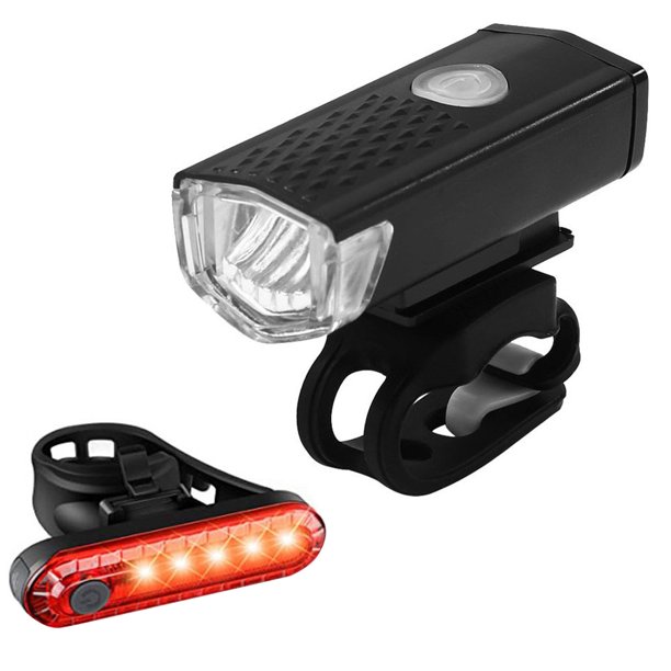 2x MTB bicicleta LED faro trasero conjunto XPE impermeable bicicleta cola lámpara Likrtyny 4ek9sl8ew4hd2kc2