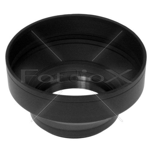 Sun Shade 58mm Fotodiox 3-Section Rubber Lens Hood