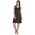 thumbnail image 4 of Inkmeso Robe Évasée Sans Manches pour Femmes Longueur Genou Ligne A Été Décontractée, 4 of 7