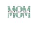 thumbnail image 2 of Women'S Casual Crew Neck Short Sleeve T-Shirt with Geometric Heart Mom Print, Knit Polyester Fabric, Medium Stretch, Simple Fashion Tee for All Seasons, 2 of 6