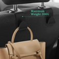 thumbnail image 2 of destyer Auto Car Seat Multifunctional Organizer Storage Box for Cellphones Keys Brown, 2 of 7