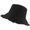 Black, variant on Women Solid Cotton Bucket Hat Summer Fishmen Hunting Driving Cycling Sun Cap