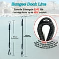 thumbnail image 6 of GANGXUN Bungee Dock Lines with Clips 2/3/4FT (4 Pack) – 1800LB Shock Absorbing Boat Ropes for Jet Ski, Kayak, Truck, 6 of 6