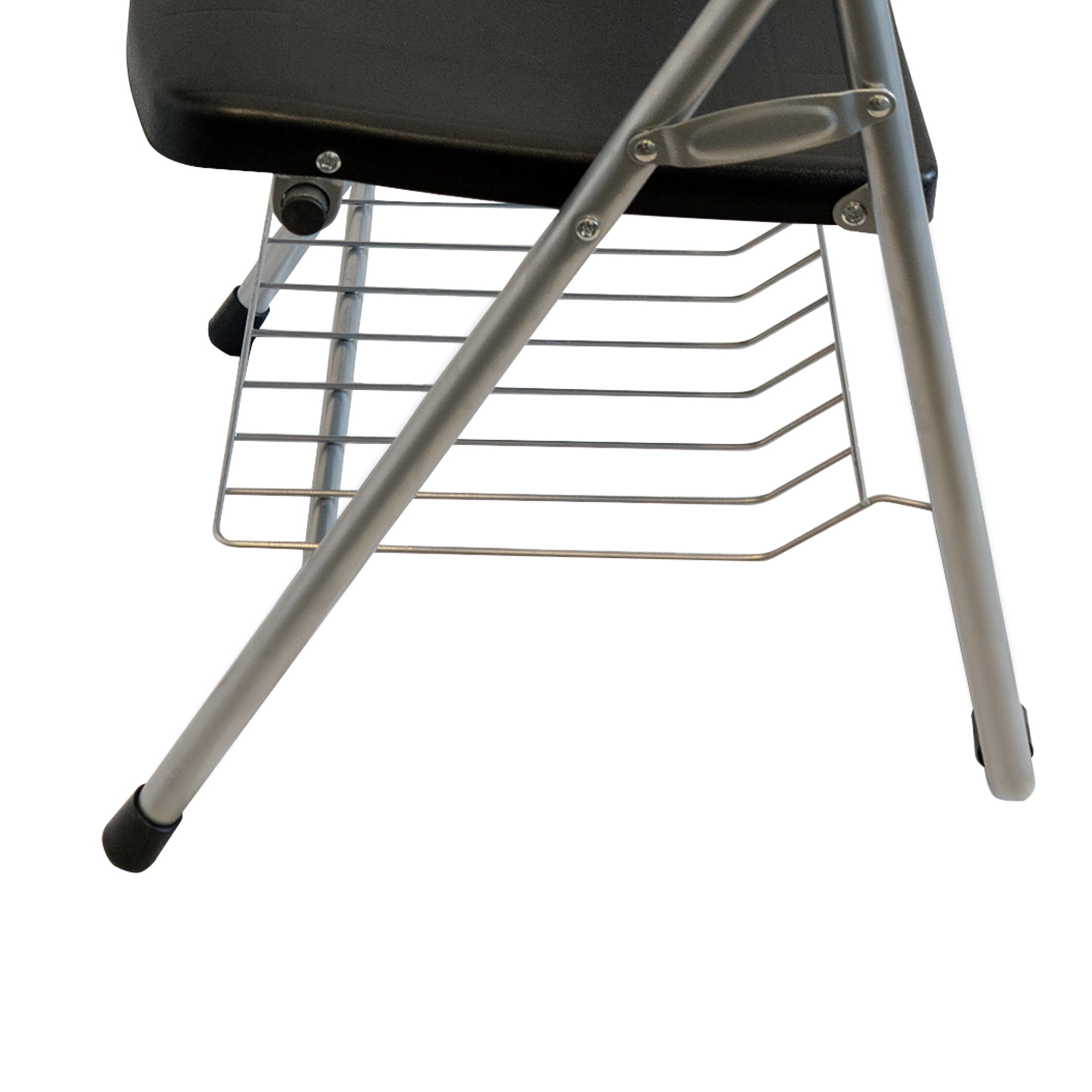 RTC Group Right Hand Pad Tablet Regular Arm Desk Folding Chair, Black, 4pk