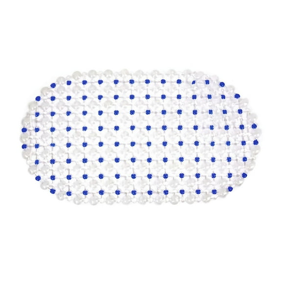 LAMIRO Cute Small Bathtub Mat Non Slip,Shower Bath Mat for Tub Silicone Soft on Feet Bath Tub Mat Shower Floor Mats Suction Cups Bath Tub Anti Slip Machine Washable Fast Dry,24 x 13In