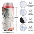 thumbnail image 4 of 2 Pcs Sleeves Beer Cooler Bags Insulated Collapsible Beer Can Sleeve Minimalist Leaf Soda Beer Can Covers for Bulk for Soda, 4 of 4