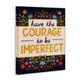 thumbnail image 3 of Stupell Industries Bohemian Courage To Be Imperfect Canvas Art, 16 x 20, by Glad You're Here Co., 3 of 8