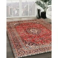 thumbnail image 2 of Ahgly Company Indoor Square Traditional Camel Brown Medallion Area Rugs, 4' Square, 2 of 6
