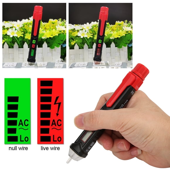 Voltage Detector,Digital Display Voltage Tester Voltage Tester Non Contact Electric Pen Top of the Line