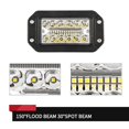 thumbnail image 3 of 4Pcs 12V 6 Pulgadas Luz de Trabajo de Montaje Empotrado 26 LED Super Brillante Proyector Faros de Automóviles, 3 of 5