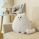thumbnail image 1 of Peluche de gato persa blanco | Almohada supersuave para niños | Compañero terapéutico para acurrucarse y dormir antes de dormir, 1 of 5
