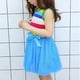 thumbnail image 2 of Vestido tutú de princesa para niñas de 1 a 9 años, minivestido veraniego con arcoíris, 2 of 4