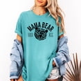 thumbnail image 2 of Mama Bear Sees All Shirt for Women Funny Sarcastic Quote Graphic Tee for Mom Seafoam Shirt Adult X-Large, 2 of 5