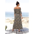 thumbnail image 3 of LASCANA Women's Off The Shoulder Floral Dress Ruffles, 3 of 5