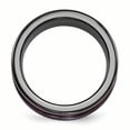 thumbnail image 2 of Edward Mirell Black Ti Concave Anodized Copper Color 8mm Band Size 6, 2 of 4