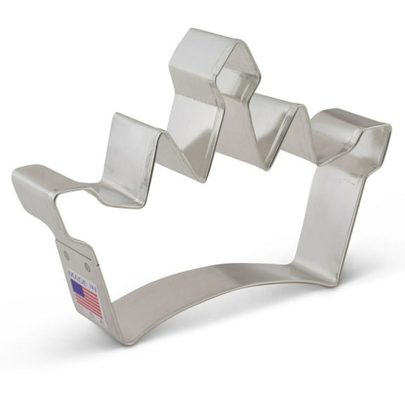Ann Clark Cookie Cutters Crown Cookie Cutter, 4.5", Tin