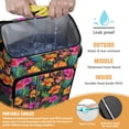 thumbnail image 2 of Travel Cooler Bag - Pioneer Flower Camping Beer Cooler Backpack with Bottle Opener- Waterproof Insulated Picnic Backpacks - Cooler Bag for Beach, 2 of 6