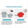 thumbnail image 3 of Servomotor de Bloque de Construcción Programable para Dirección Asistida para Coche Robot Microbit y Kit Electrónico de Bricolaje, Juguete Programable B, 3 of 5