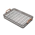 thumbnail image 4 of Bandeja Rectangular Para Servir Té, Bandeja De Plástico Multiusos De Drenaje Integrada Con Asas Para Fiestas, Mesa De Café, Cocina, Sala De Estar, 4 of 7