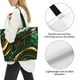 thumbnail image 3 of Balery Green Marble Bolsa Tote Estilo Estético con Cremalleras, Bolsa de Hombro, Bolsa de Compras Grande y Plegable, 3 of 8