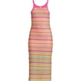thumbnail image 5 of No Boundaries Stripe Tank Dress, Women's and Women's Plus, 5 of 5