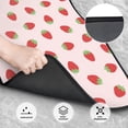 thumbnail image 3 of Salouo Strawberry for Car Floor Mat Set of 4–Car Carpet Mats - Car Mats with Anti-Slip Backing & Driver Heel Pad Universal Fit for Cars, Trucks, SUVs, and Vans, 3 of 6