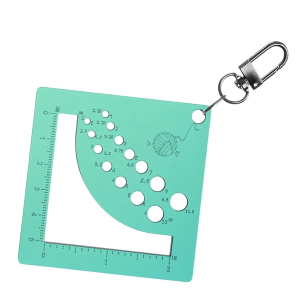 Regla para agujas de tejer Regla para agujas de tejer Regla precisa para agujas de crochet Cian