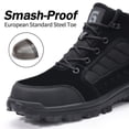 thumbnail image 2 of LAoutun Steel Toe Boots for Men High-top Safety Work Boots Comfort Construction Boots, 2 of 6