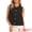 Black, variant on DARING DIVA Women's Sleeveless Button Down Loose Fit Waistcoat Top XS Black