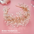 thumbnail image 3 of Diadema de boda, diadema nupcial con diamantes de imitación, accesorios para el cabello de boda para novias y damas de honor, 3 of 8