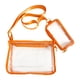 thumbnail image 1 of Bolsa transparente impermeable de gran capacidad para estadios, conciertos al aire libre. Naranja, 1 of 9