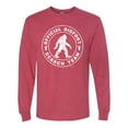thumbnail image 2 of Wild Bobby Official Bigfoot Search Team Funny Sasquatch Pop Culture Men Long Sleeve Shirt, 2 of 6