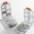 ZAROYEAX Travel Box with Labels Organizer with Labels Travel Daily ...