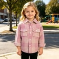 thumbnail image 6 of Edvintorg Toddler Boy Clothes Winter Fashion Plaid Long Sleeve Button up Shirt Jackets Children Casual Outerwear with Pockets 6M-5Y, 6 of 9