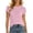 Pink, variant on Tshirts for Women Workout Plus Size Tee Plus Size Tee Clothes Summer Athletic Yoga Top Black L
